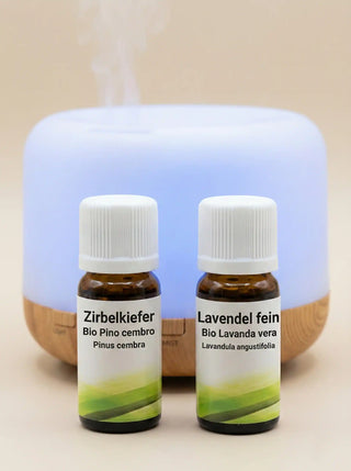 Tiefenentspannungs-Set Deluxe: Akupressurmatte + Diffuser & Bio-Öle