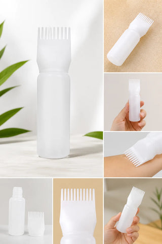 Flacone applicatore con pettine: dettagli e applicazione