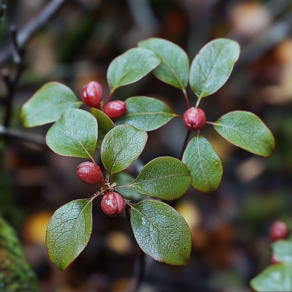 Wintergreen Gaultheria procumbens plant
