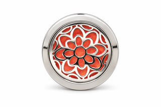 Auto-Duftclip, Motiv Blume Rot