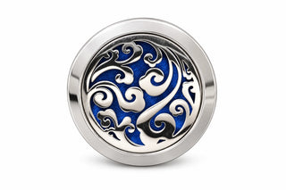 Auto-Duftclip, Motiv Ornament Blau