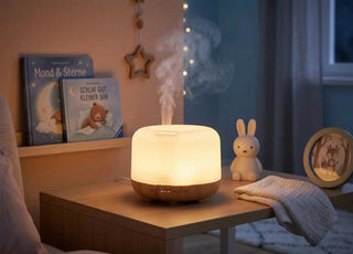 Diffusore lampada 500ml con luce calda nella cameretta dei bambini