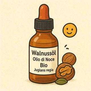 Olio di Noce Bio - Puro Olio di Semi di Juglans Regia per Pelle, Capelli & Cucina - Bio des Gstrein Patrick