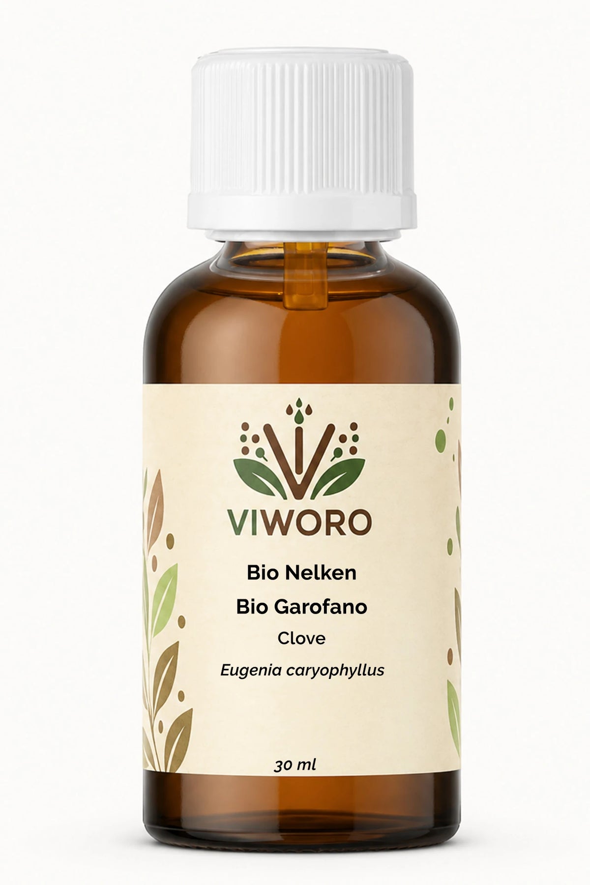 Olio essenziale di Garofano bio Eugenia caryophyllus Viworo flacone 30 ml