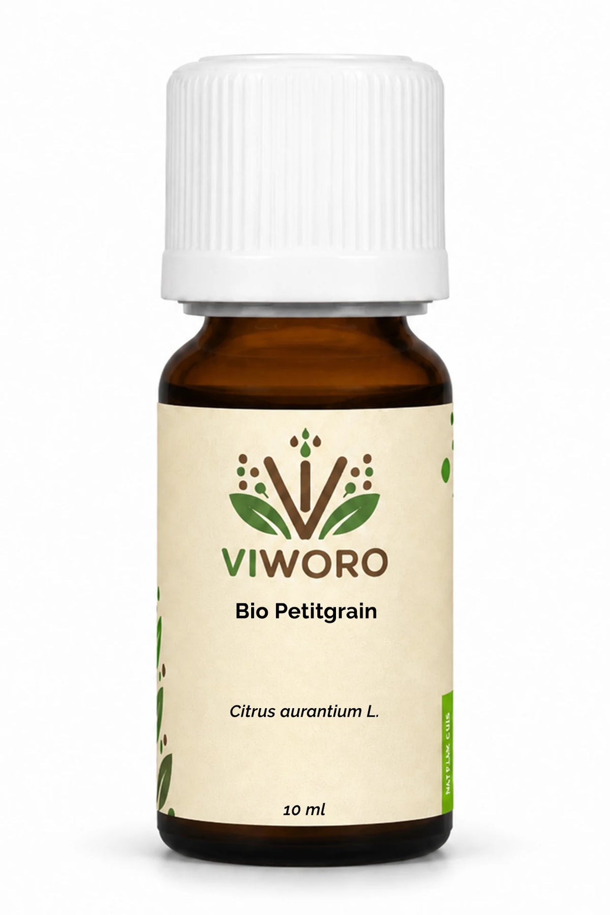 Organic Petitgrain essential oil Viworo 10 ml bottle