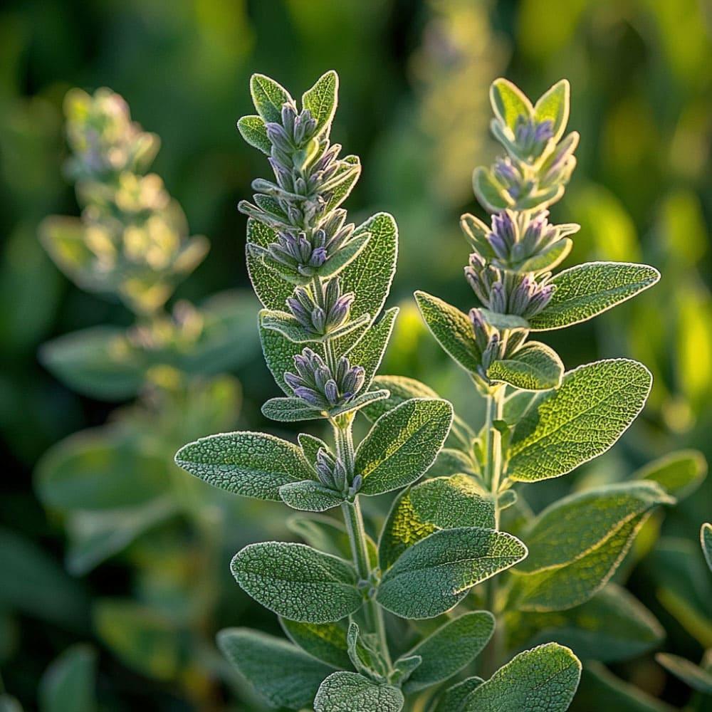 Sage plant - Salvia officinalis