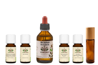 Set Serate d'Estate Viworo con oli da 10 ml, jojoba e flacone roll-on