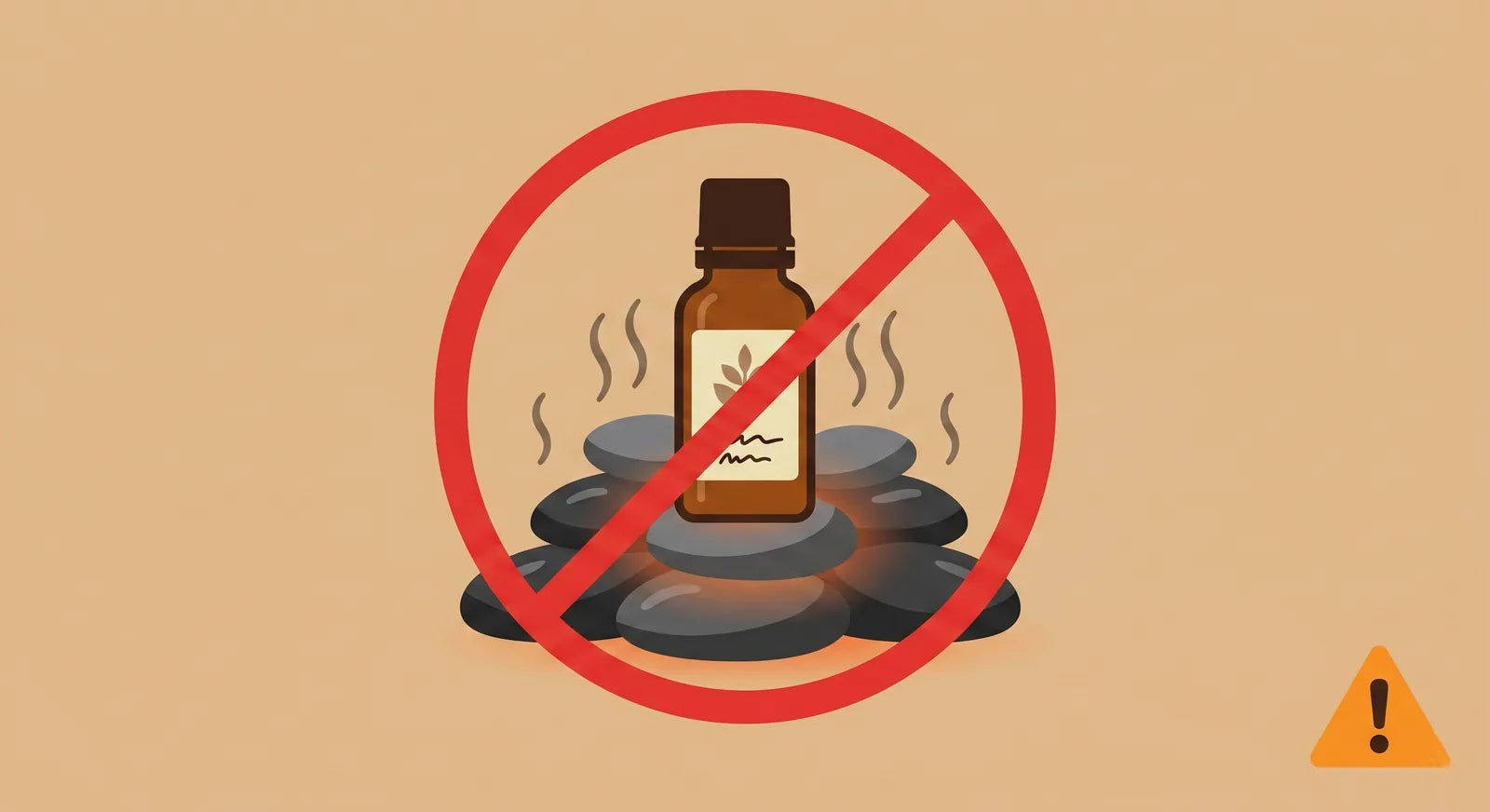 Mistake to avoid: never pour pure essential oil on hot sauna stones