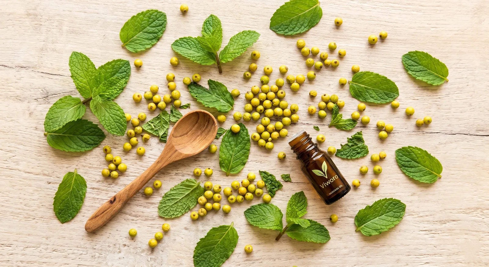 Litsea cubeba and peppermint: ingredients for an exotic and refreshing blend