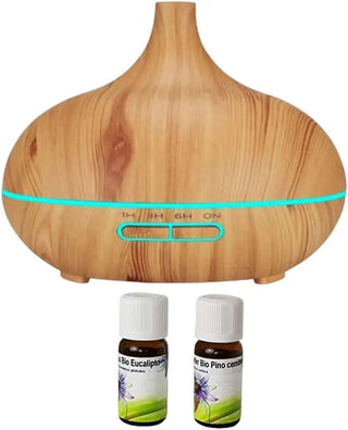 Set di oli essenziali con diffusore: Bio Pino Cembro (Alto Adige) Bio Eucalipto