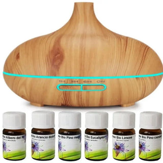 Kit Diffusore Di Oli Essenziali 400ml E 6 Bio Olii Essenziali - Bio des Gstrein Patrick